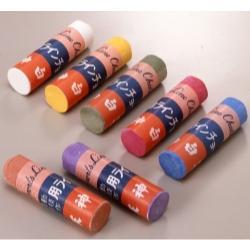 LH-7 天神印ラインチョーク 茶 (石膏カルシウム製:やわらかいチョーク:運動競技用)
